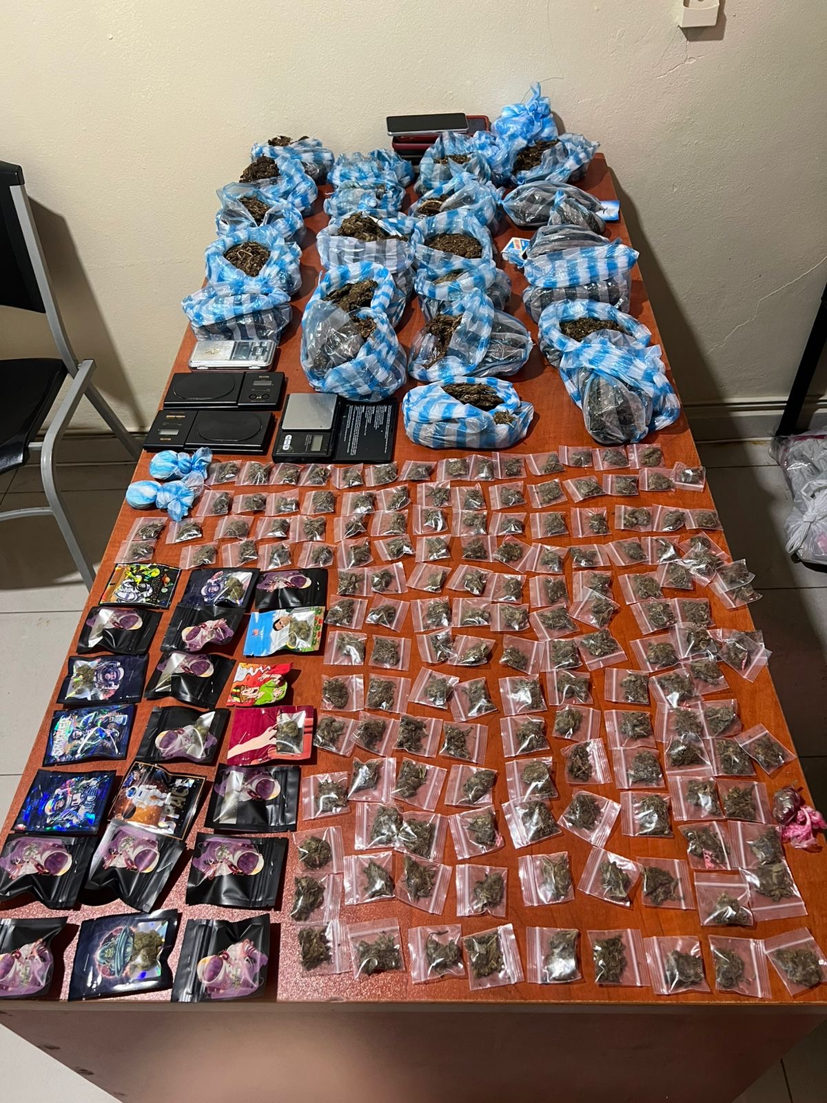 Policía ocupa drogas, balanzas, celulares y dinero durante operativos en SDE