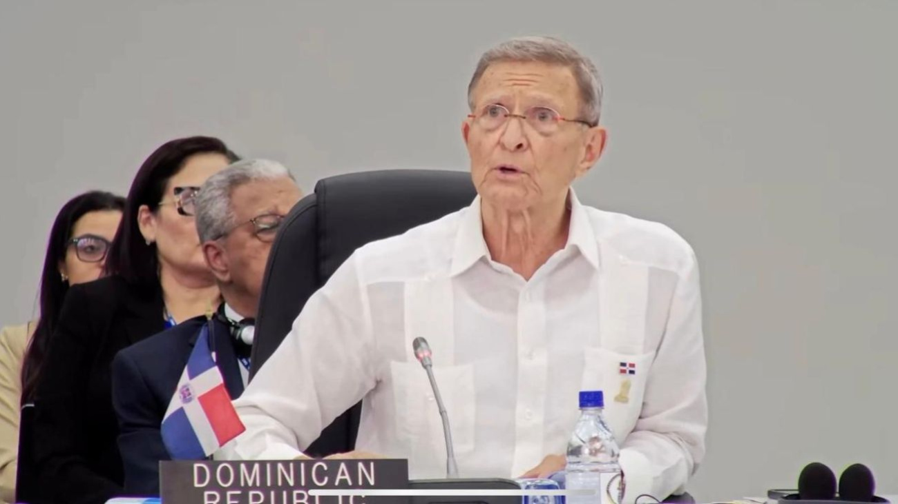 Canciller Roberto Álvarez exhorta a la OEA sumarse a esfuerzos para fortalecer la MSS en Haití