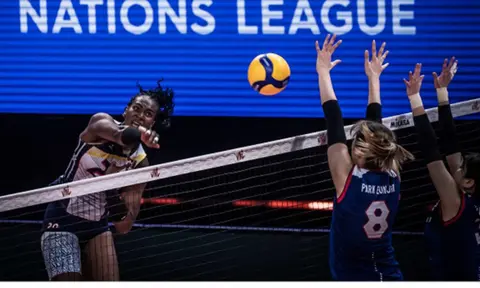 "Reinas del Caribe" vencen con autoridad a Corea del Sur en la Liga de Naciones de Voleibol