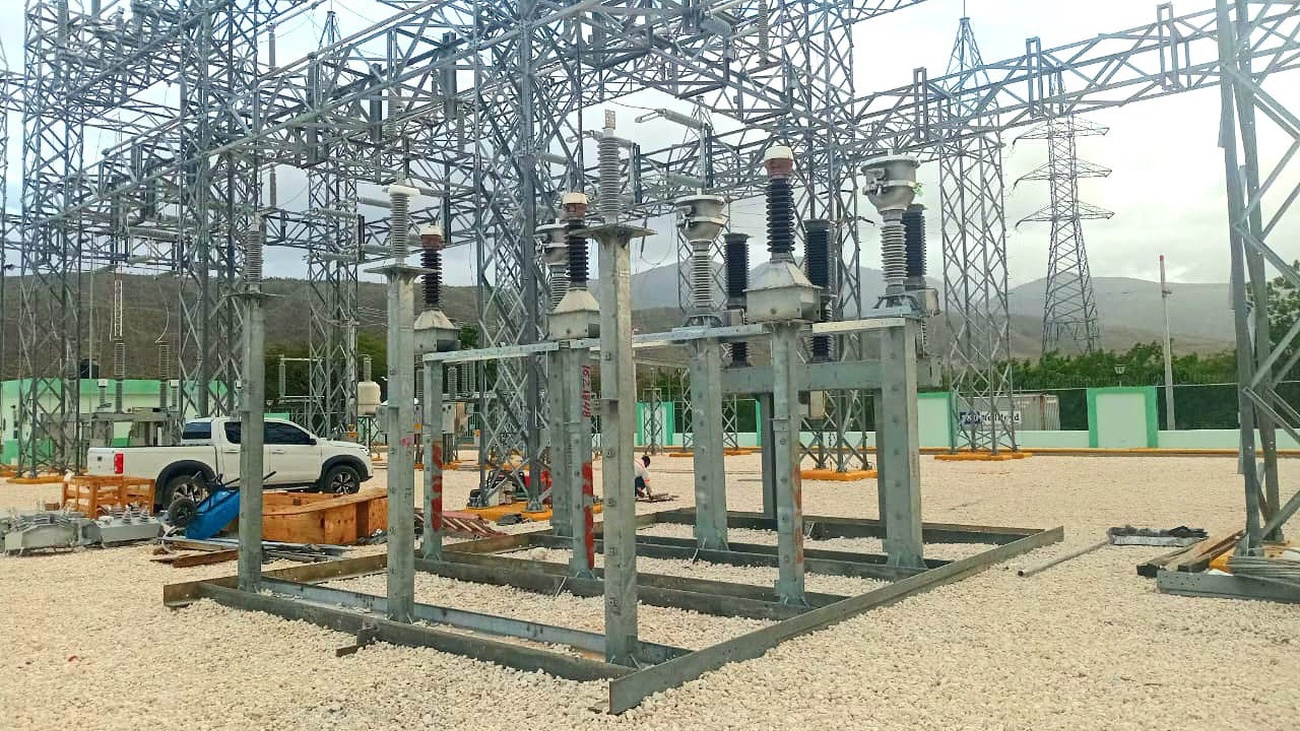 Edesur avanza en la construcción de subestación de Jimaní para mejorar la calidad del servicio en la demarcación
