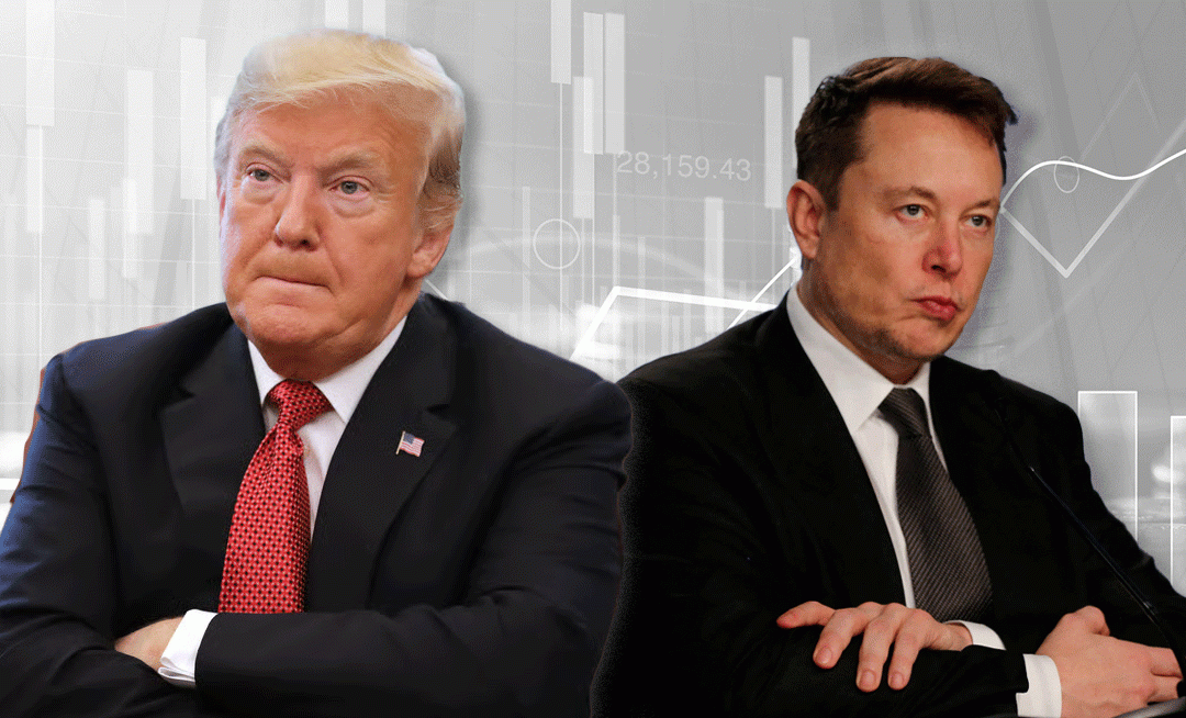 Donald Trump y el magnate Elon Musk siguen enfrentados