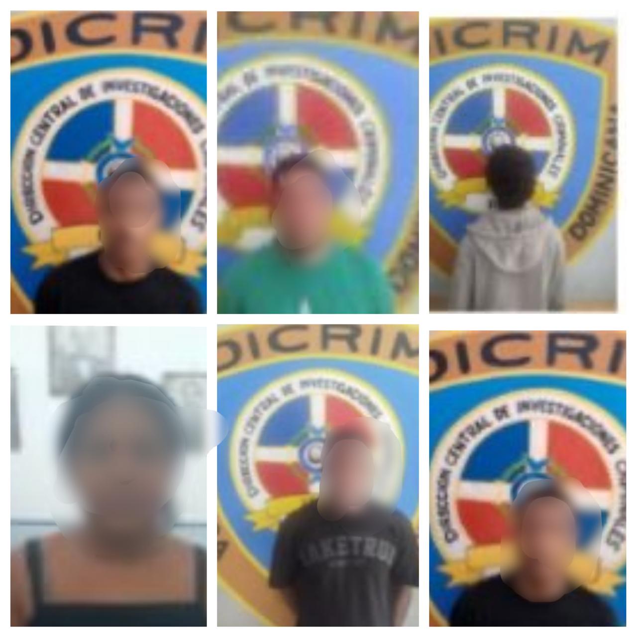 Policía Nacional detiene cinco personas por drogas, violencia y otros delitos durante operativos en Barahona