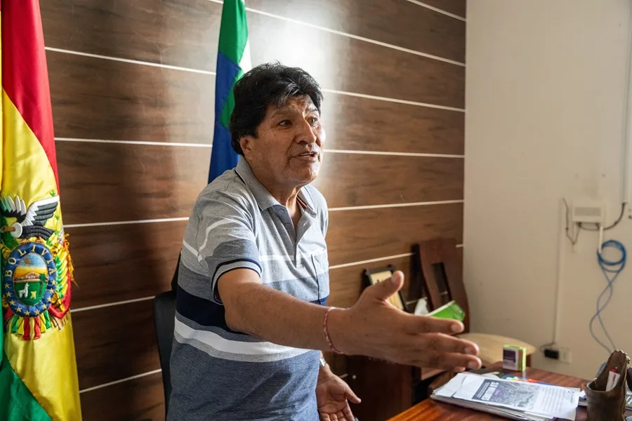 Evo Morales dice que el oficialismo prepara un «fraude» electoral con apoyo de extranjeros