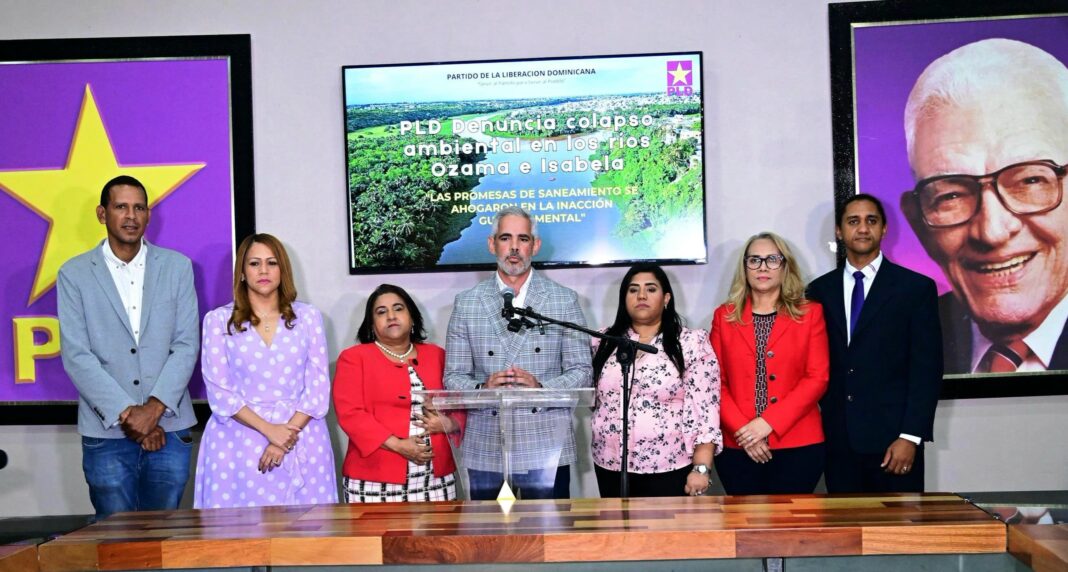 PLD denuncia colapso ambiental en ríos Ozama e Isabela