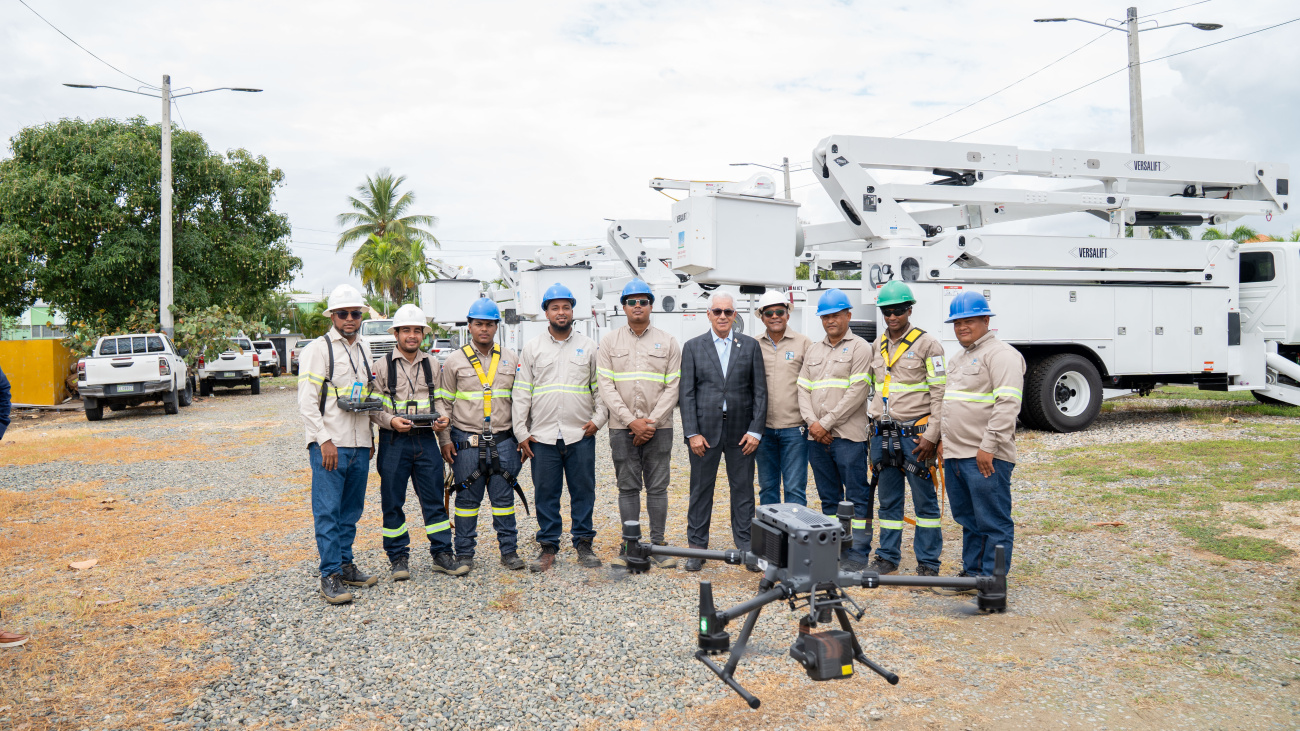 ETED integra drones de alta tecnología para eficientizar la supervisión y el mantenimiento del Sistema Nacional de Transmisión