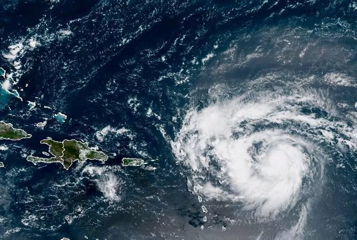 Indomet alerta que tormenta Erin generará aguaceros esta tarde en la costa Atlántica