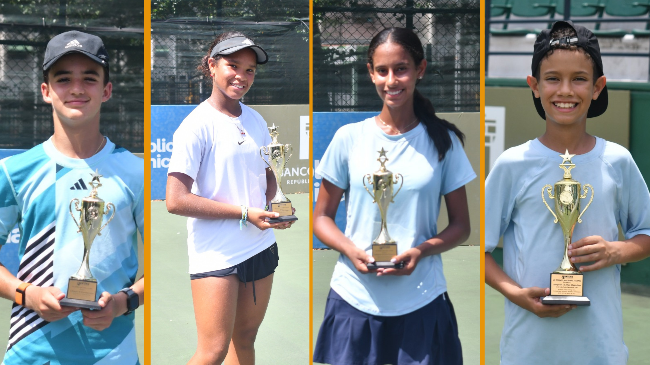 80 tenistas participaron en VII Torneo  Nacional Juvenil Grado 1, de Fedotenis
