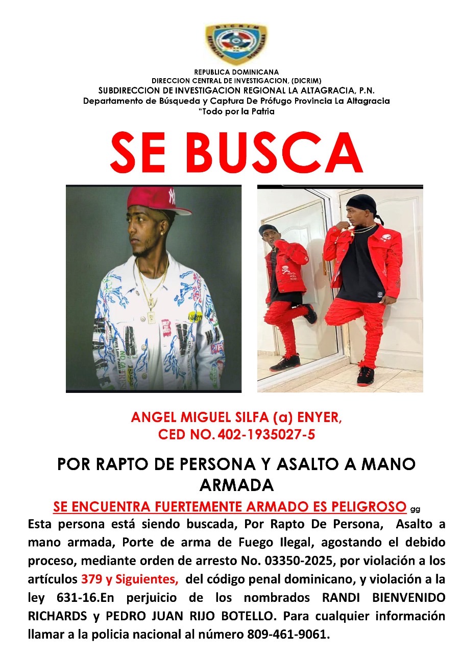 Policía identifica y persigue a ocho personas por el rapto a ingeniero y asalto a joyería en Bávaro, provincia La Altagracia