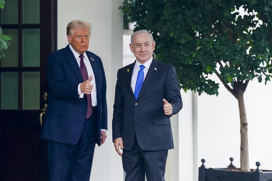 Trump afirma tener «mucha confianza» en un acuerdo sobre Gaza al recibir a Netanyahu
