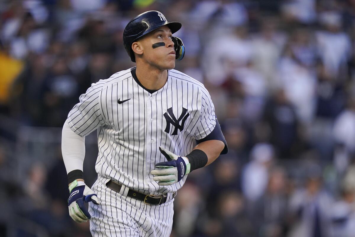 Aaron Judge se une al club de cuatro campañas con 50 HR