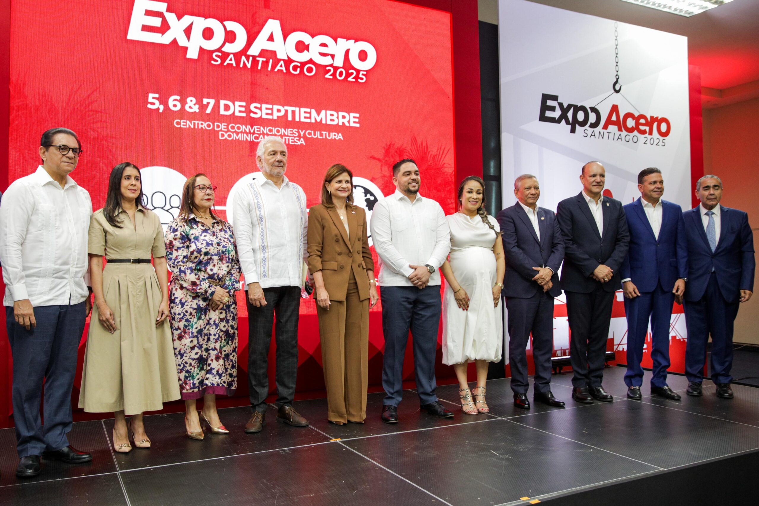 Expo Acero 2025 abre en Santiago con 103 empresas de 11 países y la participación de la vicepresidenta Raquel Peña
