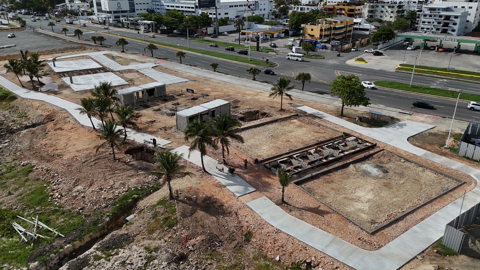 Alcaldía del Distrito Nacional continúa avances en construcción del Malecón Deportivo