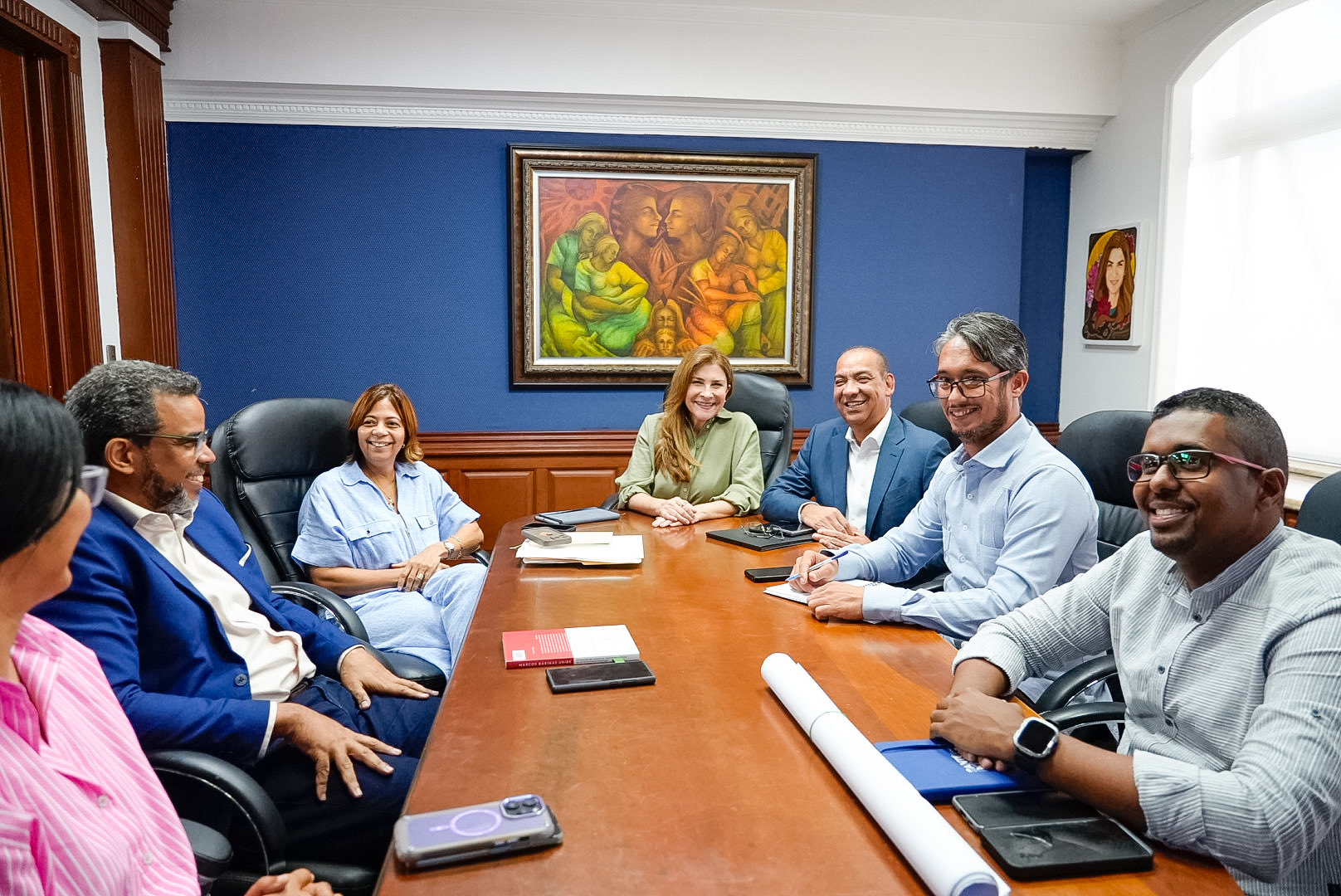 Coordinan acciones para la recuperación del Parque Enriquillo en Villa Francisca