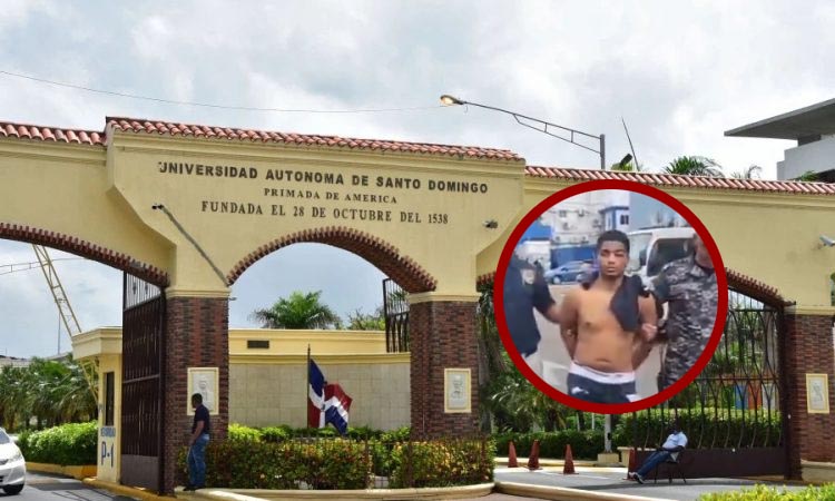 Identifican al presunto autor del tiroteo en la UASD que dejó un agente muerto
