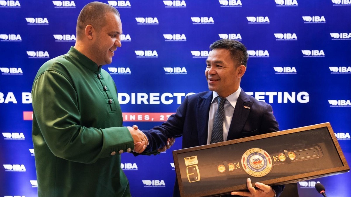 Pacquiao nombrado nuevo vicepresidente de la IBA Pacquiao nombrado nuevo vicepresidente de la IBA