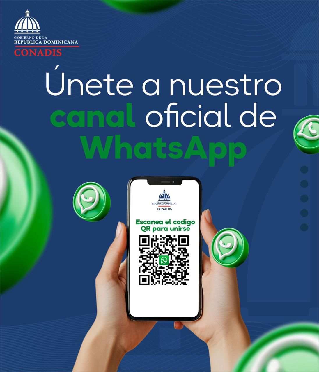 CONADIS presente su canal oficial de WhatsApp para fortalecer la comunicación directa con la ciudadanía