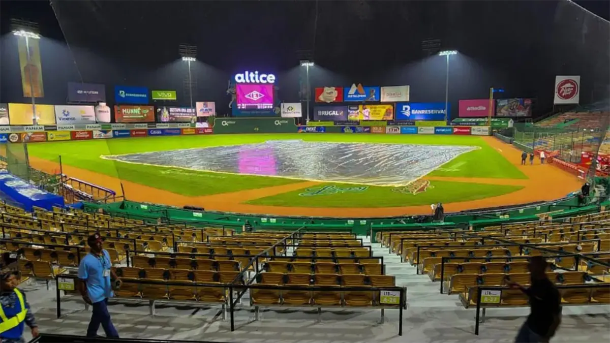 Lidom detiene sus partidos por lluvias de la tormenta Melissa