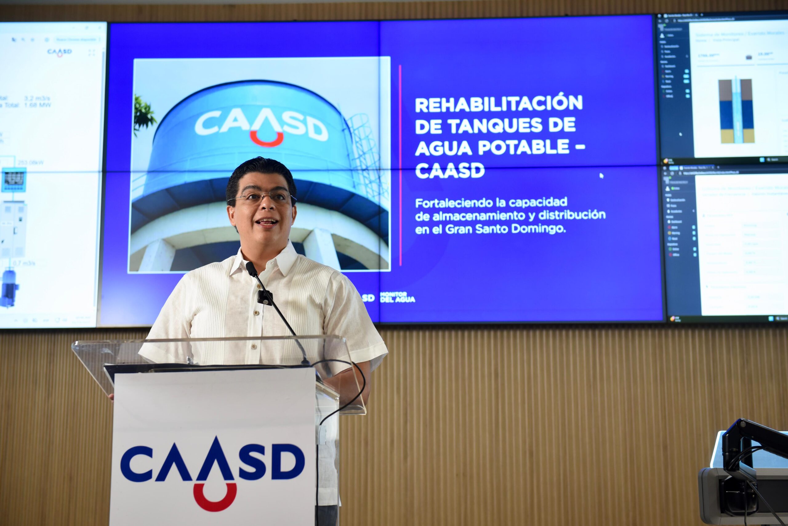 CAASD avanza trabajos de rehabilitación de tanques de agua potable en el Gran Santo Domingo