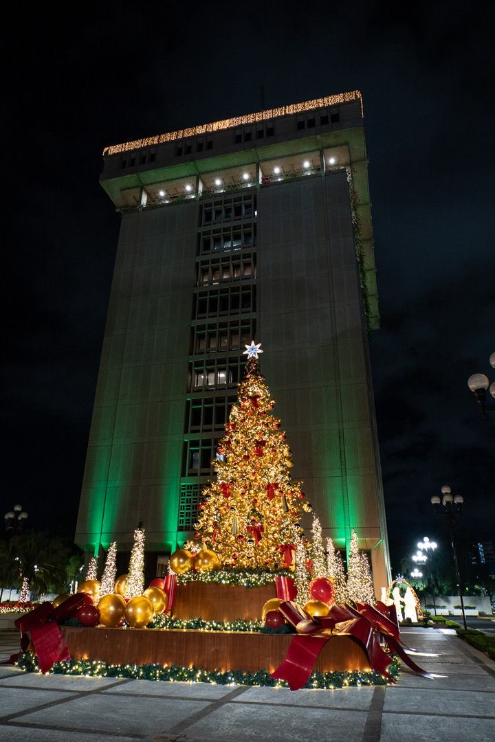 BCRD celebra su tradicional encendido del Belén y del árbol navideño