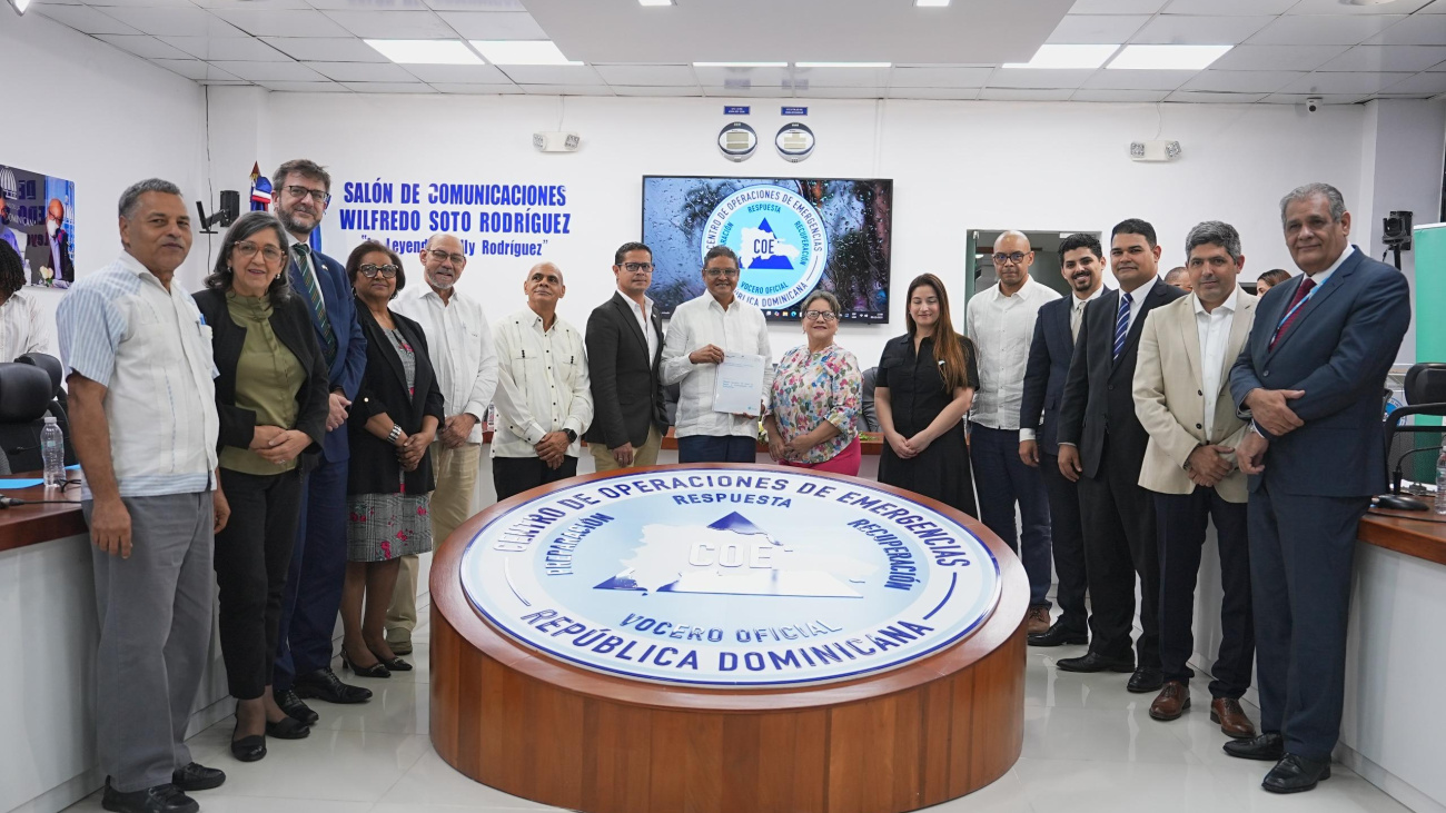 COE presenta los resultados del Sistema Nacional de Alerta Temprana Multiamenaza para la República Dominicana COE presenta los resultados del Sistema Nacional de Alerta Temprana Multiamenaza para la República Dominicana
