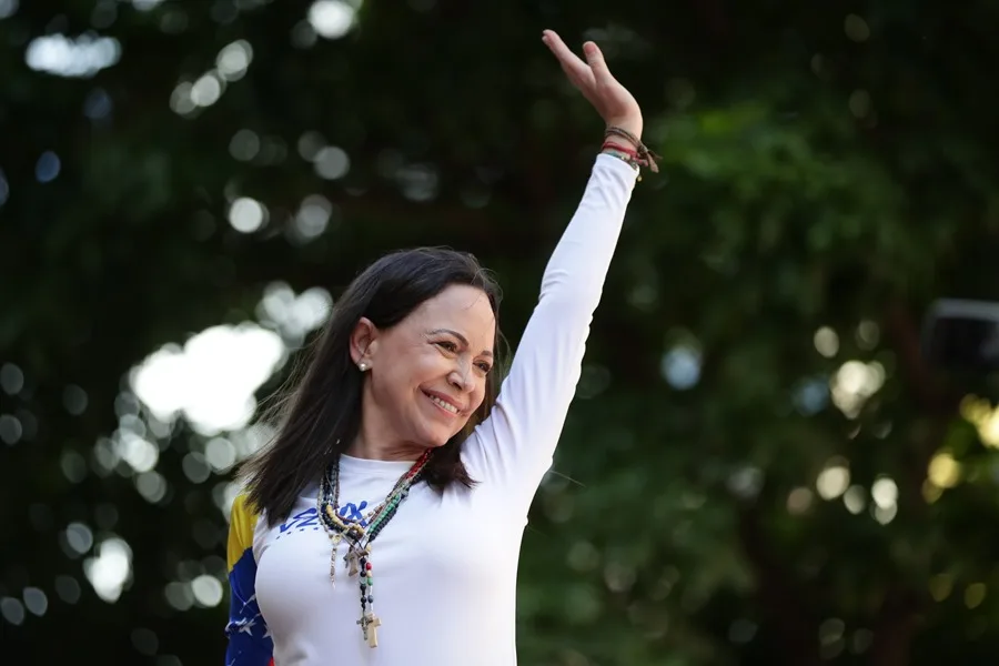 María Corina Machado considera «absolutamente temporal» el Gobierno de Delcy Rodríguez en Venezuela