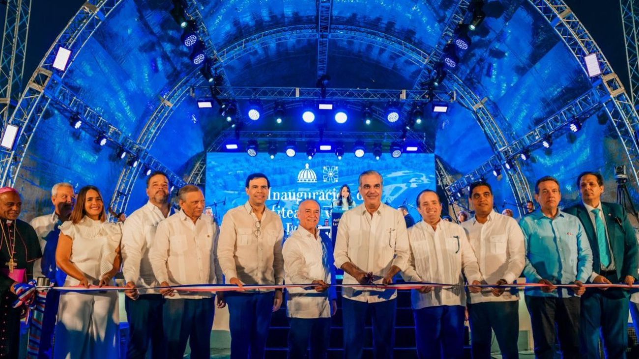 Presidente Abinader inaugura anfiteatro La Gaviota en Ciudad Juan Bosch