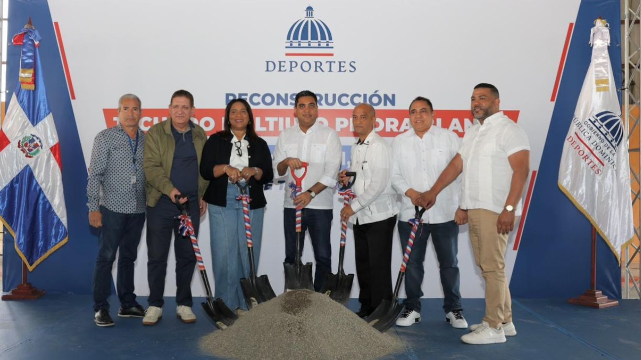 Miderec inicia reparación del Multiuso de Piedra Blanca con inversión de RD 21.4 millones