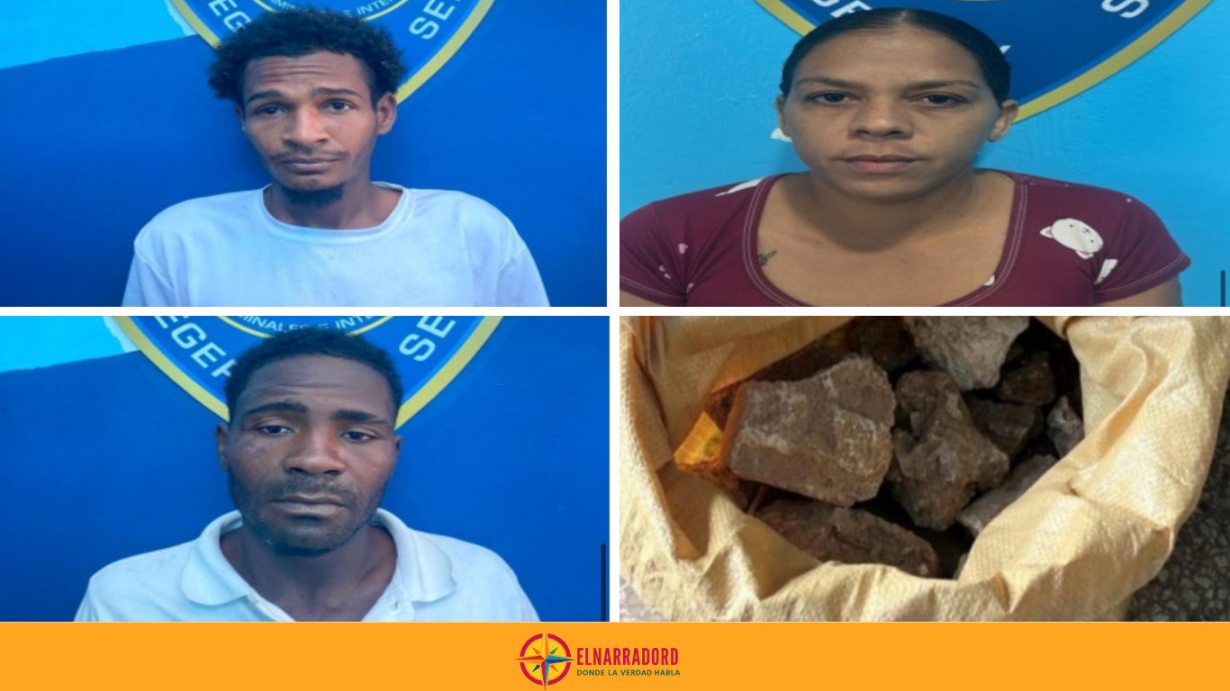 Policía Nacional apresa en La Romana a tres personas señalados como presuntos autores de lanzar piedras a vehículos en la Autovía del Este Policía Nacional apresa en La Romana a tres personas señalados como presuntos autores de lanzar piedras a vehículos en la Autovía del Este