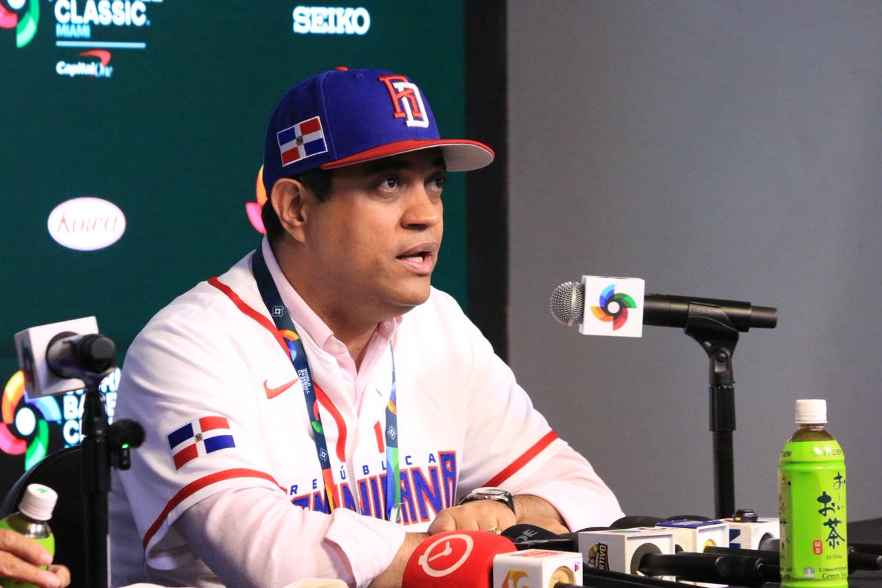 Ministro de Deportes resalta entrega de la selección dominicana en el Clásico Mundial de Béisbol Ministro de Deportes resalta entrega de la selección dominicana en el Clásico Mundial de Béisbol