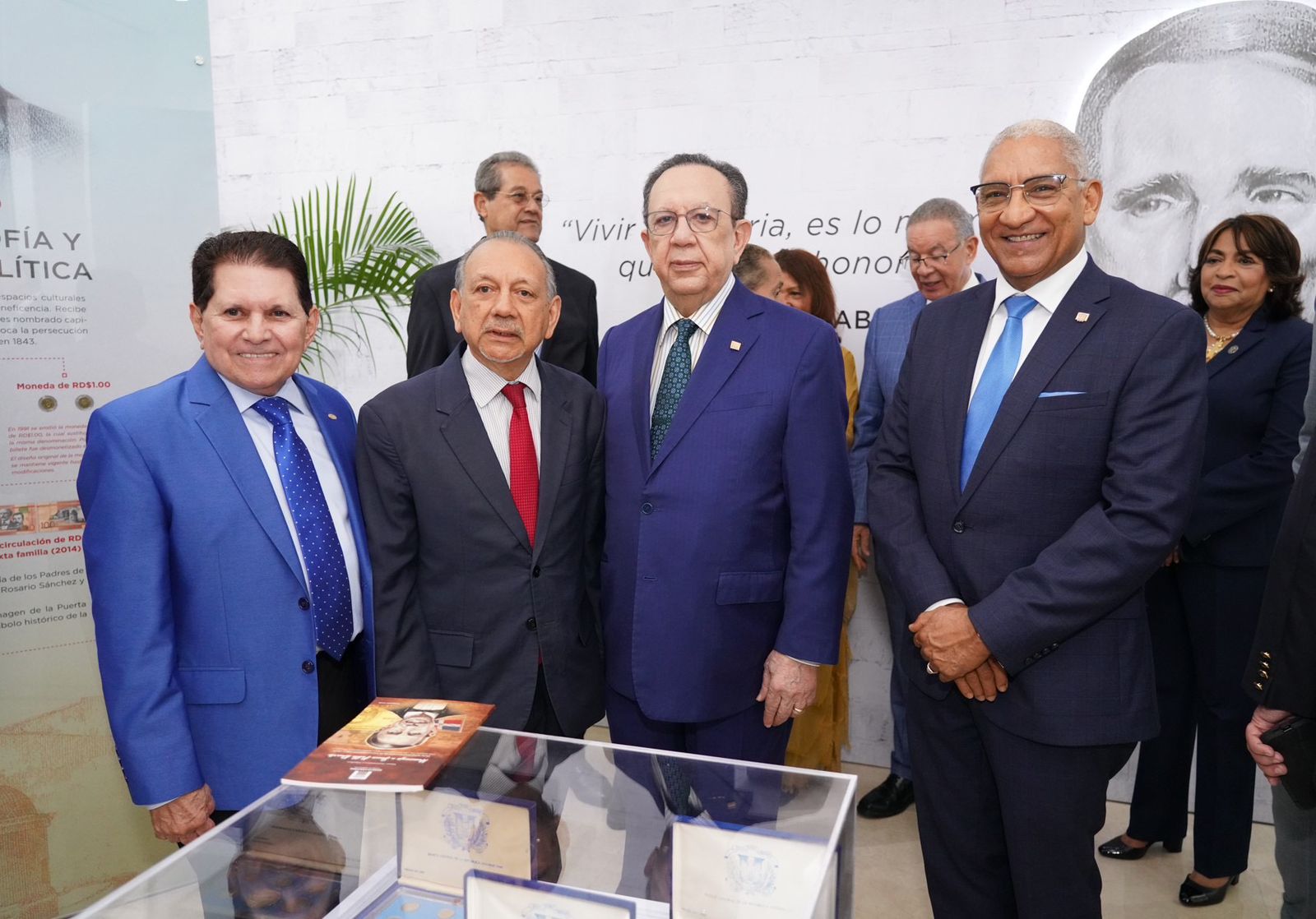BCRD apertura la exposición “Homenaje a Juan Pablo Duarte en el sesquicentenario de su fallecimiento (1813-1876), con motivo del 182 aniversario de la Independencia Nacional”