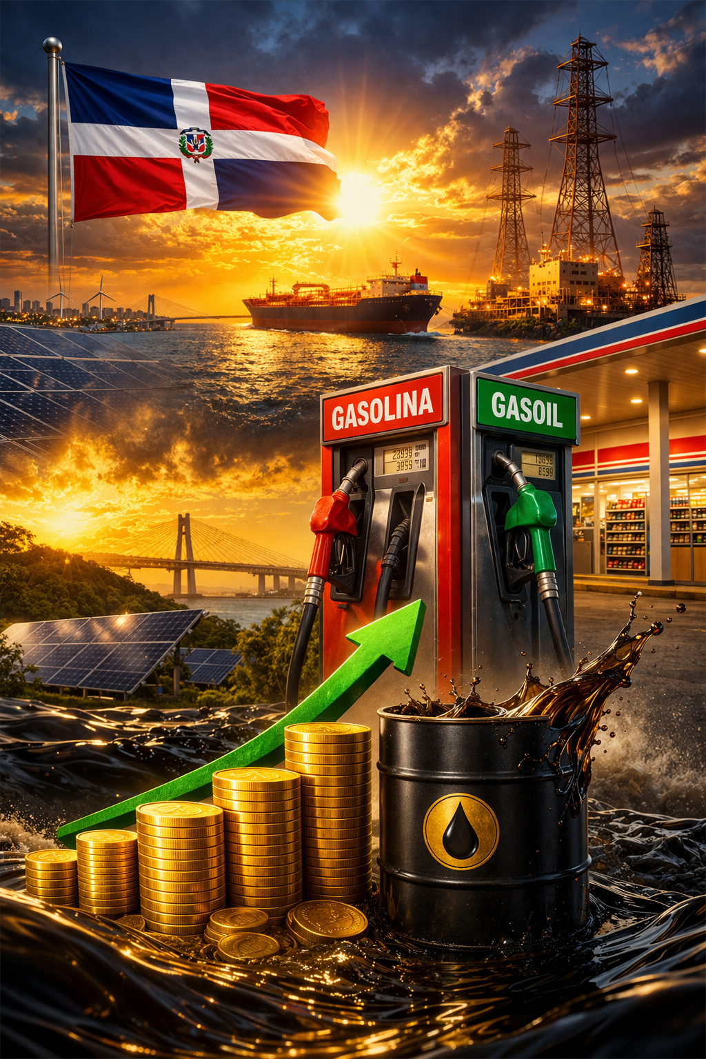 Presidente Abinader anuncia medidas ante alza del petróleo por crisis internacional Presidente Abinader anuncia medidas ante alza del petróleo por crisis internacional