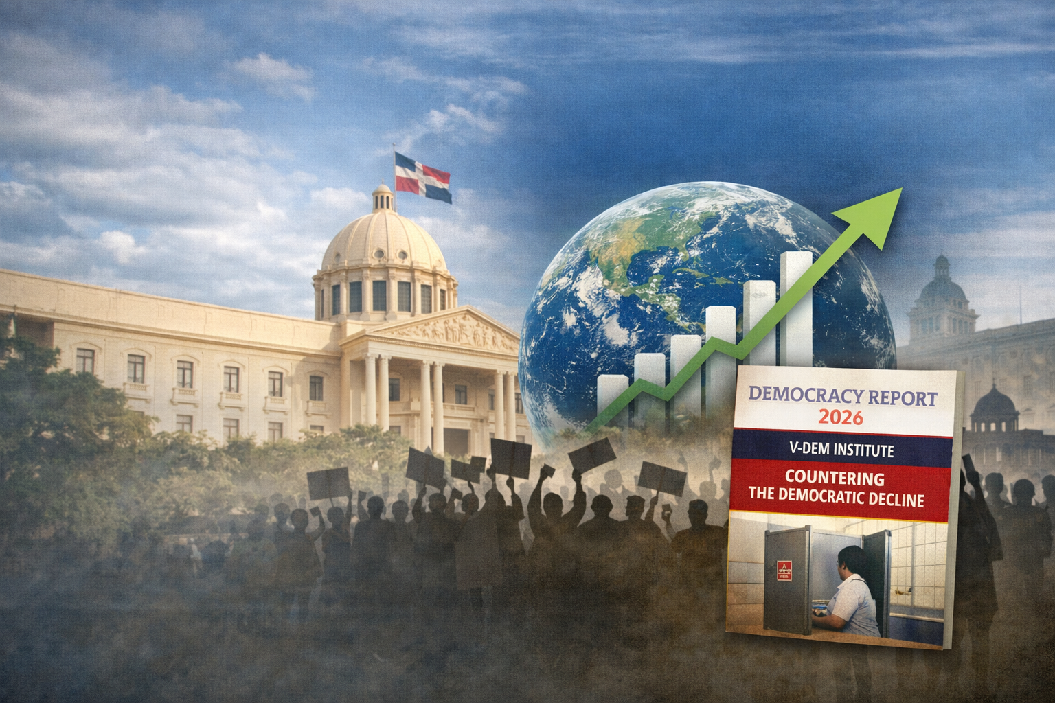 Presidente Abinader posiciona a República Dominicana como ejemplo democrático global, revela informe V-Dem 2026