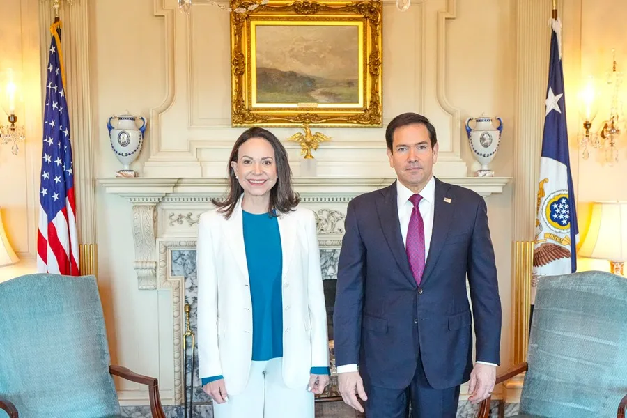 María Corina Machado califica de «excelente» su reunión con Marco Rubio María Corina Machado califica de «excelente» su reunión con Marco Rubio