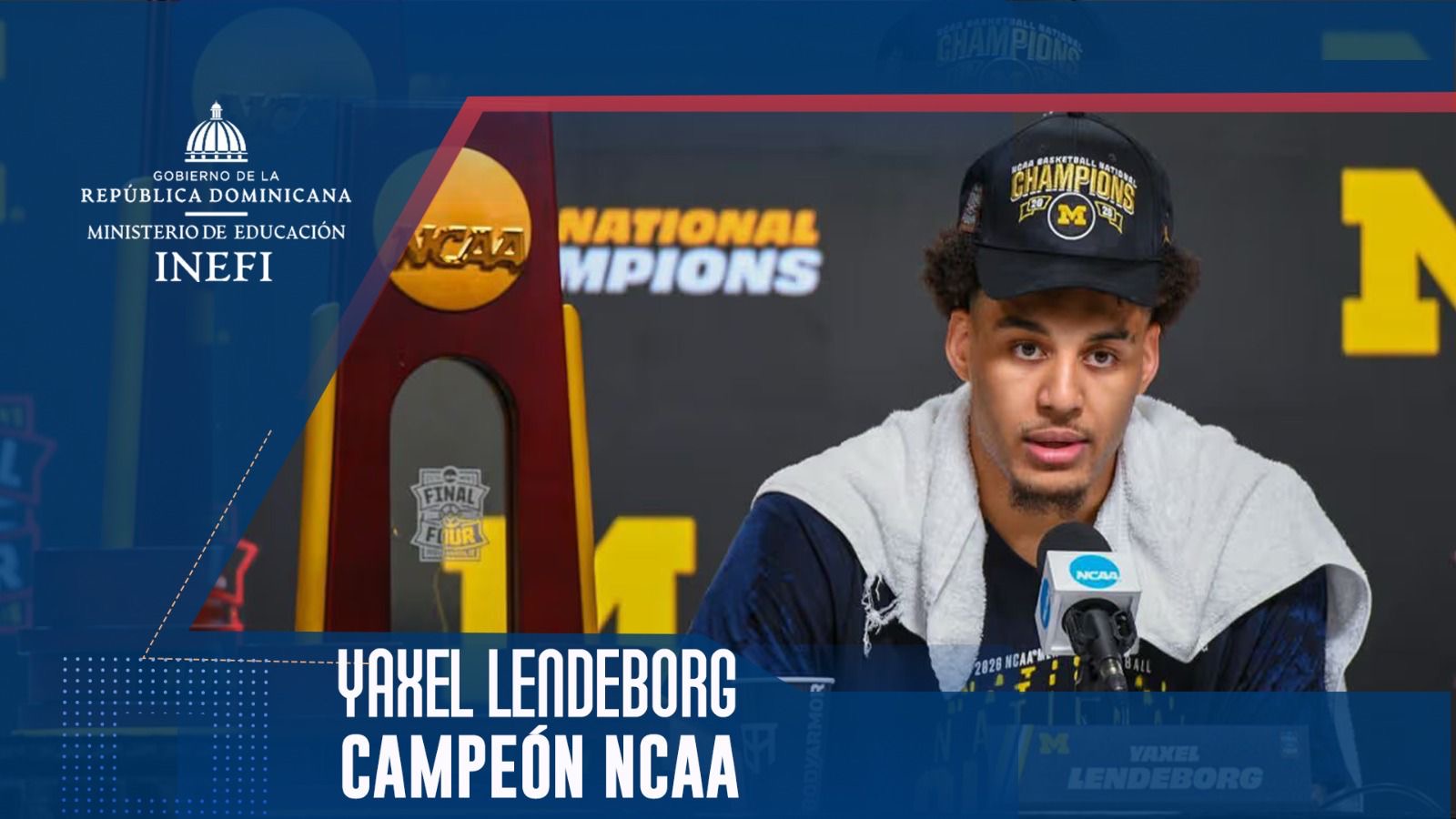 INEFI une a Villa Francisca con la gloria de la NCAA: El triunfo de Yaxel Lendeborg, un orgullo dominicano INEFI une a Villa Francisca con la gloria de la NCAA: El triunfo de Yaxel Lendeborg, un orgullo dominicano