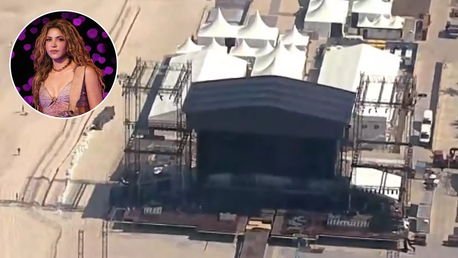 Muere un trabajador durante el montaje del escenario del concierto de Shakira en Río de Janeiro