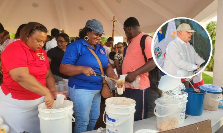 Senador Pedro Catrain celebra la tradición de habichuelas con dulce en Samaná