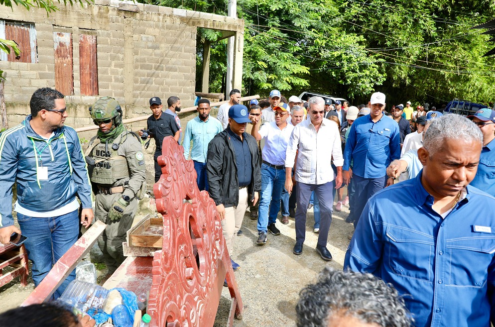Presidente Abinader visitará este sábado las zonas afectadas por lluvias y encabezará una mesa de trabajo en Puerto Plata