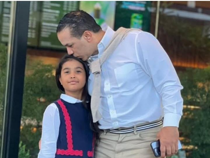 Emilio López celebra los 8 años de su hija Caeli con un emotivo mensaje lleno de amor