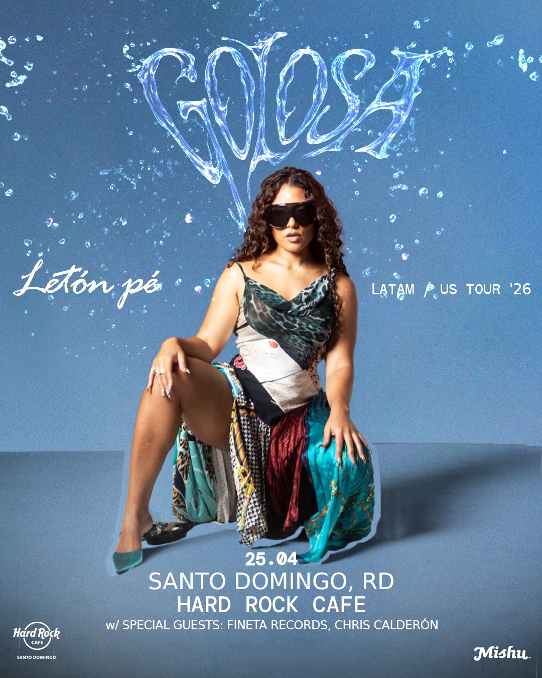 LETÓN PÉ llega con su "GOLOSA TOUR" a Hard Rock Cafe este sábado