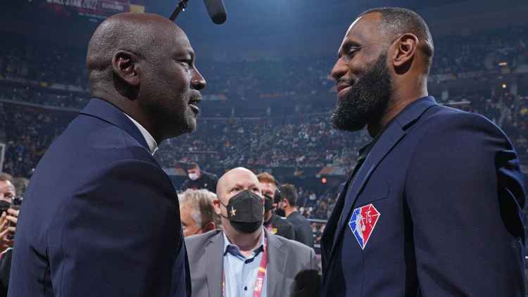 LeBron sobre el debate con Jordan: "Nuestros juegos son diferentes"