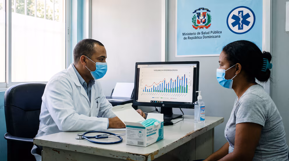 Salud Pública y Sociedades Médicas vigilan leve repunte de COVID-19 y otros virus estacionales en República Dominicana