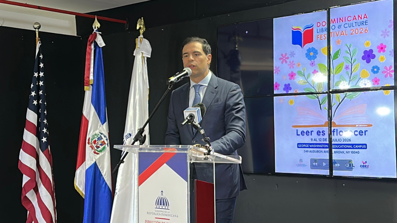 Ministro Roberto Salcedo anuncia realización de Dominicana Libro & Culture Festival – New York 2026