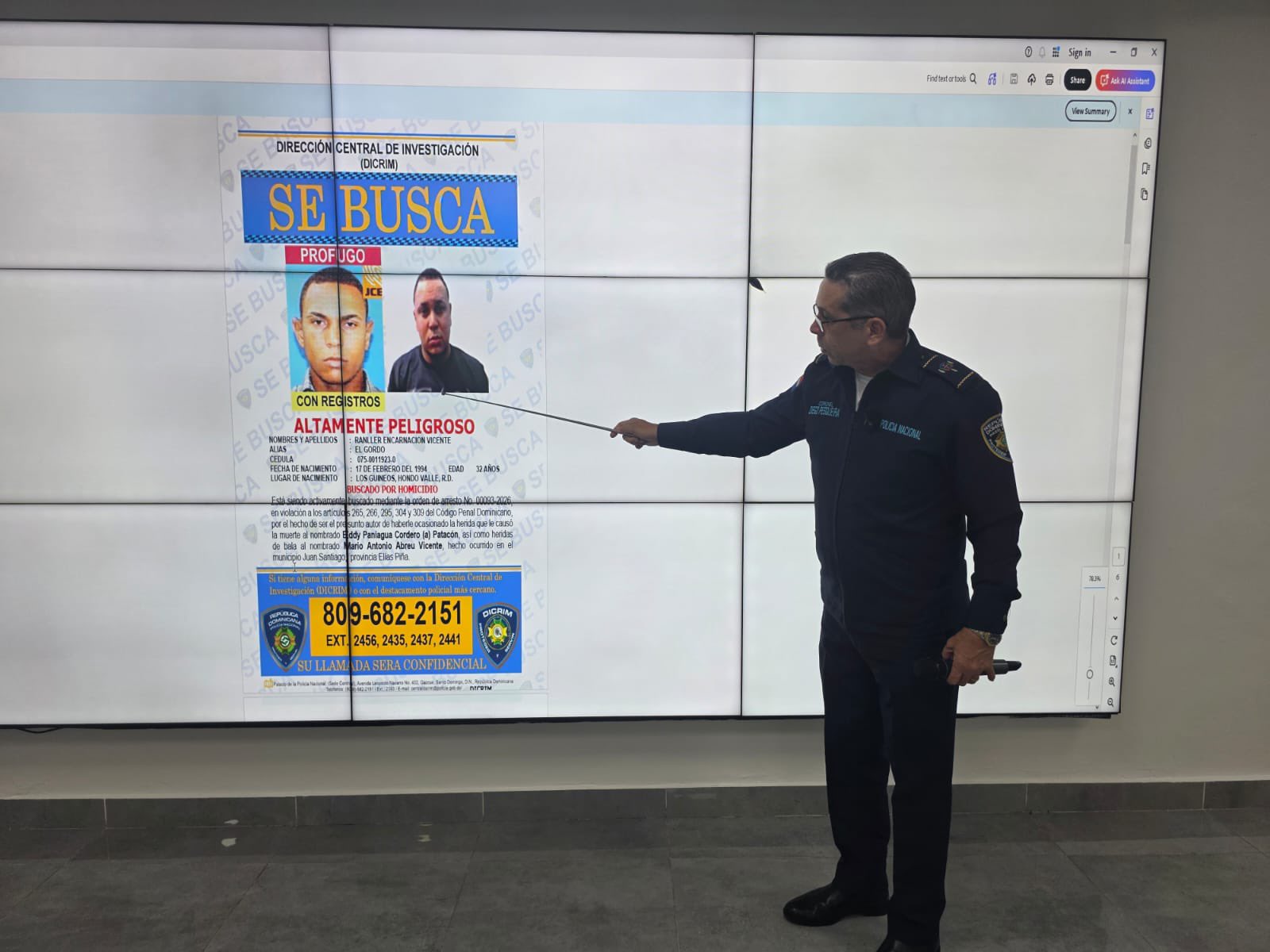 Policía Nacional informa dos peligrosos delincuentes, incluyendo el prófugo de la justicia apodado "El Ranger" resultan heridos en acción legal y luego fallecen en centro de salud de Hondo Valle, Elías Piña. Policía Nacional informa dos peligrosos delincuentes, incluyendo el prófugo de la justicia apodado "El Ranger" resultan heridos en acción legal y luego fallecen en centro de salud de Hondo Valle, Elías Piña.