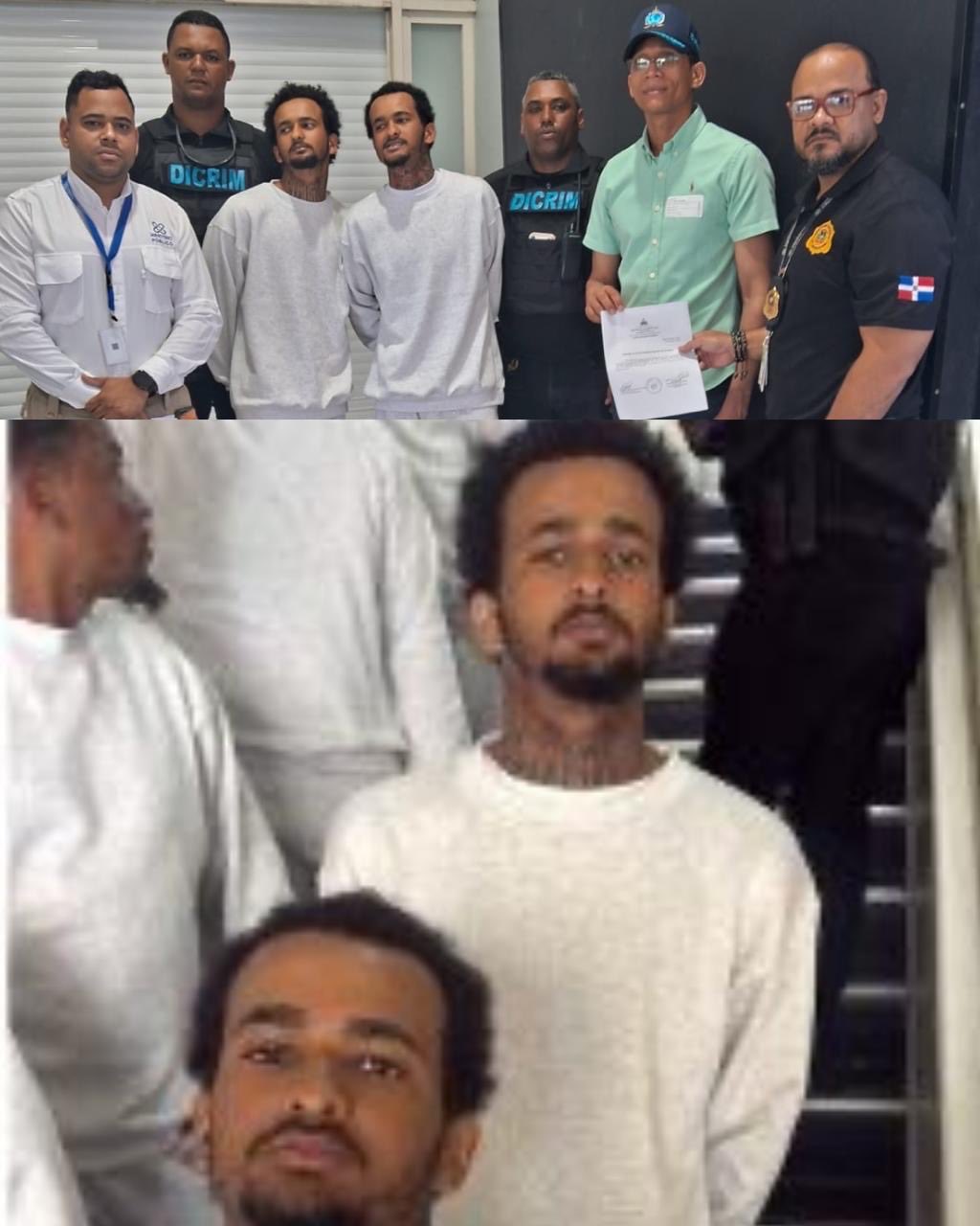 Policía Nacional, a través de su OCN-Interpol Santo Domingo, recibe en calidad de deportados desde Puerto Rico a los hermanos “El Mello Loco” y “El Mello Sangriento”