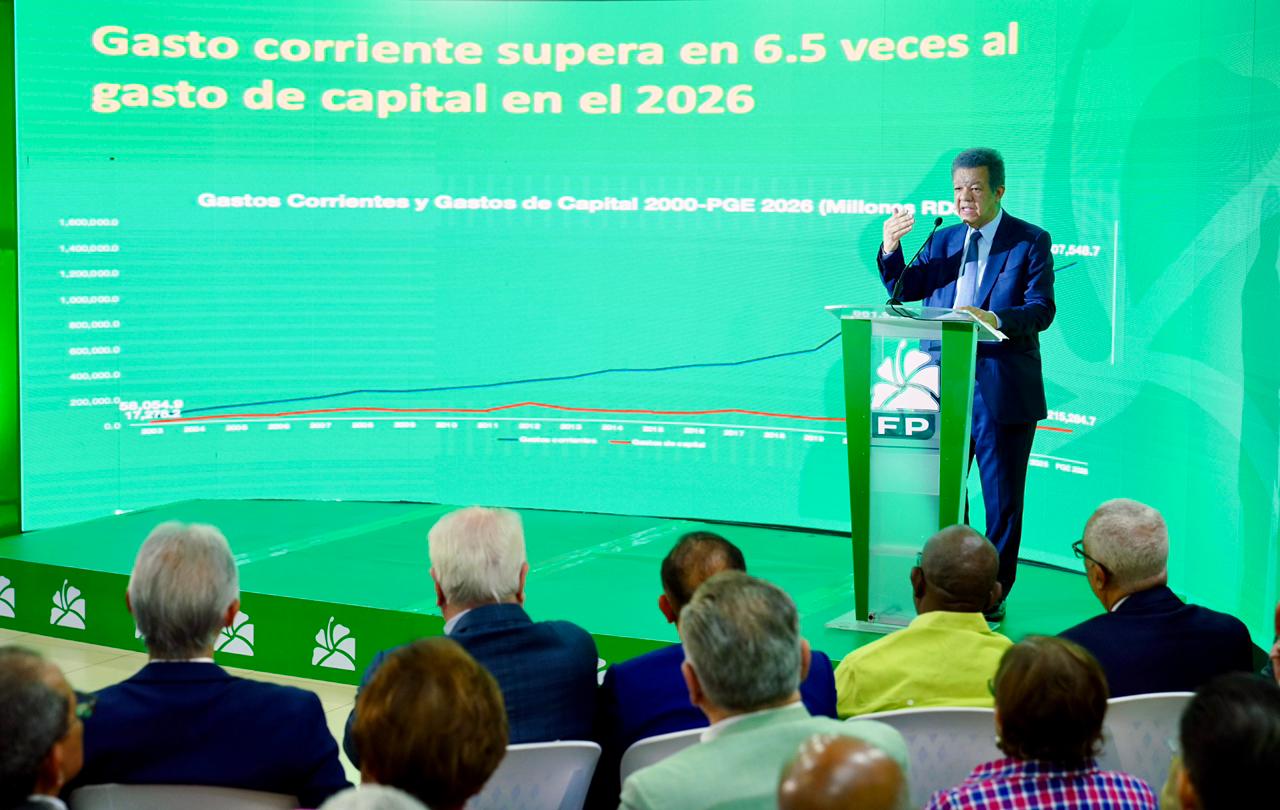 Leonel: Crisis económica fue provocada por clientelismo del gobierno antes del conflicto en Medio Oriente