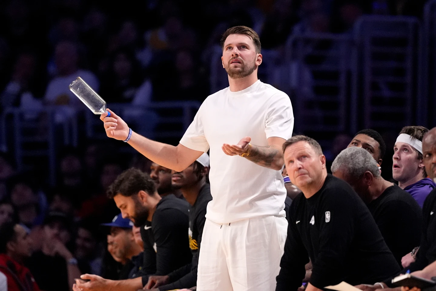 Luka Doncic afirma que estar lesionado durante la racha de playoffs de los Lakers ha sido "muy frustrante".