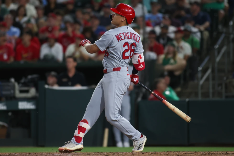 JJ Wetherholt pega jonrón de 2 carreras y Cardenales se imponen 6-4 a Atléticos