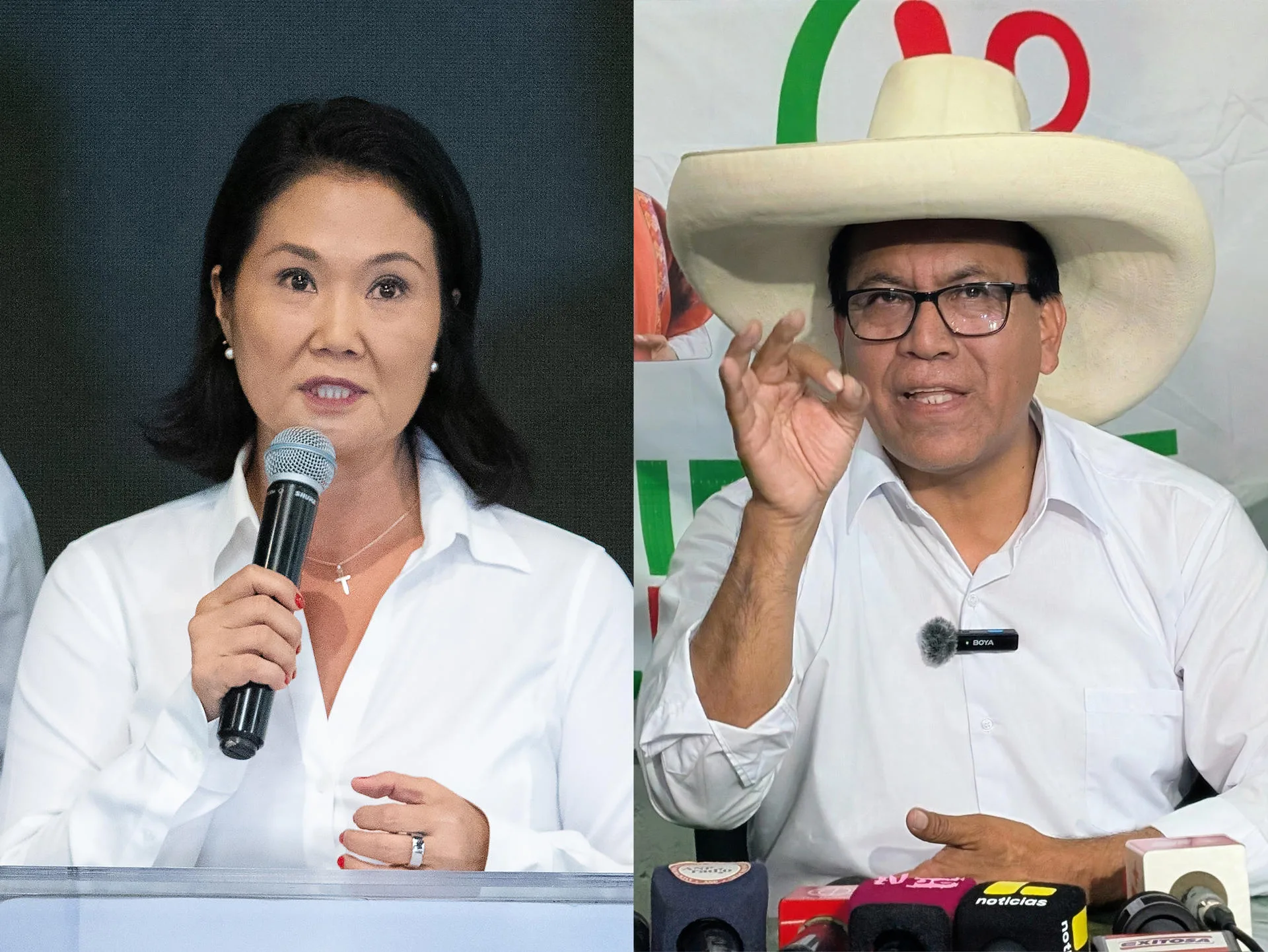 Presidencia Perú: Fujimori mantiene una ventaja de 0,006 % sobre Sánchez con el 98,25 % de escrutinio