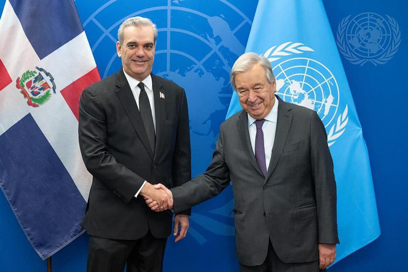 Presidente Abinader recibirá al secretario general de la ONU, António Guterres, en el Palacio Nacional Presidente Abinader recibirá al secretario general de la ONU, António Guterres, en el Palacio Nacional