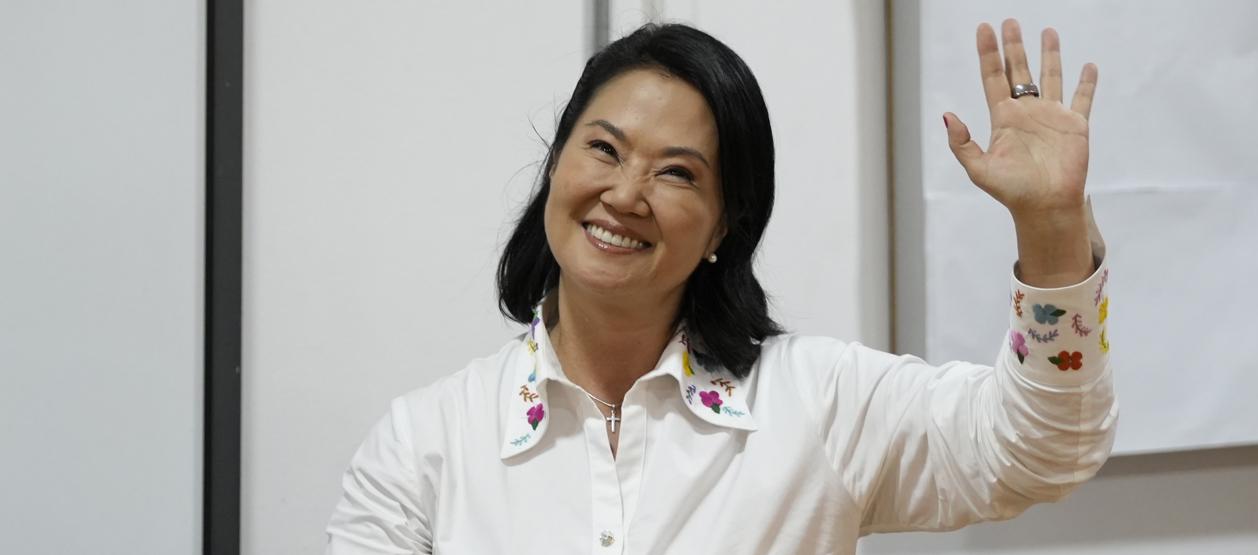 Keiko Fujimori admite un 'empate técnico' en Perú y anticipa que respetará los resultados Keiko Fujimori admite un 'empate técnico' en Perú y anticipa que respetará los resultados